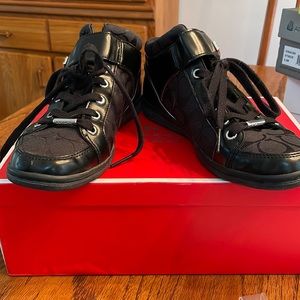 Lightly worn Coach sneakers.
